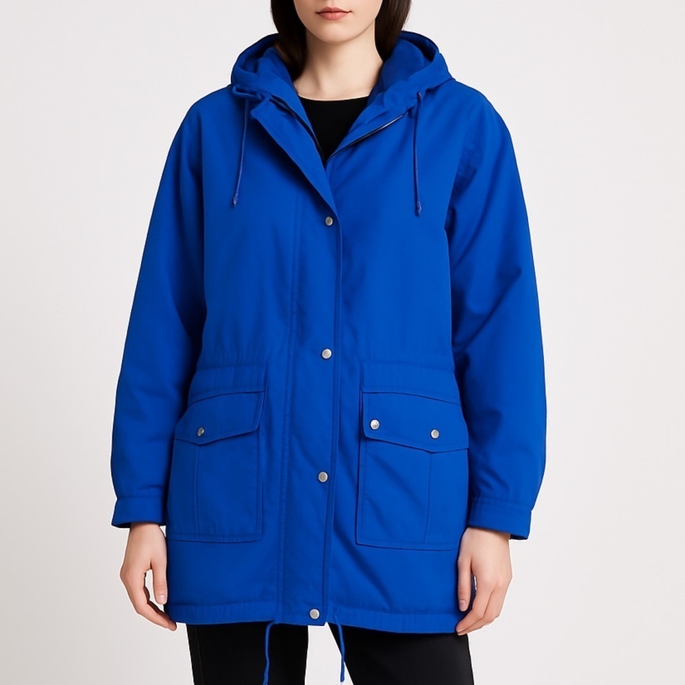 Gallery Red Blue Colorblock Utility Jacket Womens L Gorpcore